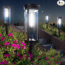 Bright Solar Pathway Lights Outdoor, 8 Pack Solar Garden Lights for Outside Waterproof IP65, Auto On/Off Outdoor Light for Yard Garden Lawn Walkway Driveway Landscape Lighting by GreenHaven Gardens