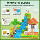 Magnetic Blocks,Creative Building Toys for Kids, STEM Sensory Toys for Ages 3-5, 5-7, 8-13, Christmas Birthday Gifts for Boys & Girls by TinyTreasures Baby Boutique