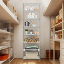 Finnhomy 8-Tier Wire Shelving Unit Adjustable Steel Wire Rack Shelving, 80.7 Inches Height 8 Shelves Metal Storage Rack, Pantry Shelves for Storage with PE mat, NSF Certified, Chrome by GreenHaven Gardens