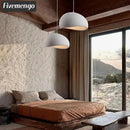 19.7in Wabi Sabi Pendant Lights Kitchen Island Lighting Fixture Ceiling Mount White Modern Japanese Lamp Japandi Chandelier for Dining Living Room Hallway Bedroom Restaurant Hanging Lamp by CozyNest Decor