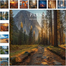 Gannyfer Calendar 2025-2026, 18 Months National Parks Wall Calendar 2025-2026, Large Wall Calendars 12" x 24" Opened, Perfect as Gifts for Friends, Family by TinyTreasures Baby Boutique