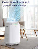 Nuwave OxyPure ZERO Air Purifier with Washable and Reusable Bio Guard Tech Air Filter, Large Room Up to 2002 Ft², Air Quality Monitor, 0.1 Microns, 100% Capture Irritants like Smoke, Dust, Pollen by TinyTreasures Baby Boutique