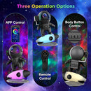 Astronaut Galaxy Projector for Bedroom, Star Projector Galaxy Light with App & Remote Control, White Noises, Bluetooth Speaker, Rocket Night Light for Kids, Ceiling, Gifts, Room Decor by TinyTreasures Baby Boutique