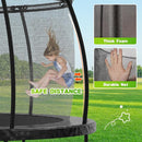 LotFun Kids Trampoline, 36 Inch Round, Indoor Outdoor with Basketball Hoop, 55 lb Weight Capacity by TinyTreasures Baby Boutique