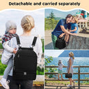 Pump Bag for Spectra S1 S2, Wearable Breast Pump Bags with Ice Pack, Pumping Bag with Waterproof Mat for Pump Accessories, Insulated Bottle Bags for Work Travel and Family, Black by TinyTreasures Baby Boutique