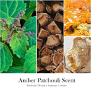 Scented Candles for Home - Amber Patchouli Candle | Aromatherapy Candle Gift for Women & Men, Soy Candles for Home Scented - 7oz, Soy Wax, Patchouli Scent Home Fragrance by CozyNest Decor