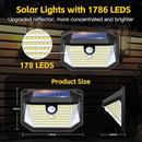 Solar Lights Outdoor Motion Sensor, 178 LED 300LM Waterproof IP65, Wall Mounted Security Light with 3 Modes, 270° Wide AngleWide Angle, Solar Powered for Garden, Yard, Patio, Front Door(8Pack) by GreenHaven Gardens