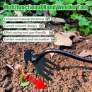 Weeding Artifact Uprooting Garden Weeding Tool, Upgraded Weed Removal Tool, Stainless Steel/Manganese Steel Weed Puller Manual Weeders for Home Gardening Yard Farmland (12in Black Metal Handle) by GreenHaven Gardens