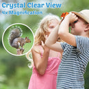 12 Pcs Kids Binoculars - Shock Proof, Folding, Small Telescope for Age 3-12 Boys & Girls - Educational Learning Binoculars for Hunting, Bird Watching, Camping & Outdoor by TinyTreasures Baby Boutique