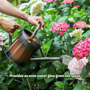 1 Gallon Watering Can for Plants, Watering Cans for Indoor&Outdoor Gardening, Galvanized Steel Watering Pot with Removable Spout, Metal Water Can with Ergonomic Movable Handle(Copper) by GreenHaven Gardens