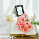 Mandy's Artificial Tulips 12 Stems Pink Fully Bloomed PU Faux Flowers for Wedding Home Decor 13.5 Inch by CozyNest Decor