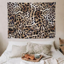 HZOHNAGO Leopard Print Tapestry Nature Wildlife Vintage Cheetah Fur Spot Animal Skin Wild Animals Spots Printed Wall Tapestry Painting Wall Hanging for Bedroom Living Room Dorm 80" W x 60" H by CozyNest Decor