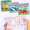 4 Pcs Paint by Sticker Books for Kids Ages 4-8 Sticker by Number Books Activity Book for Kids Ages 3-5 Sticker Puzzle Book Craft Art Toddler Girls Gift with Dinosaur Unicorn Ocean Animal 32 Pictures by TinyTreasures Baby Boutique