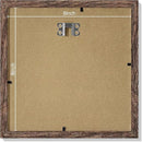 Vittanly 8x8 Picture Frames Set of 9, Shatter Resistant Plexiglass, Display 4x4 Pictures with Mat or 8x8 without Mat, Photo Frames for Wall Mount, Engineered Wood, Brown by CozyNest Decor