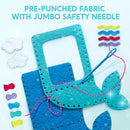 Klever Kits 7 Sewing Projects- My First Kids Sewing Kit- Easy DIY Arts and Crafts for Girls, Craft Kits, Birthday Gifts for Kids Aged 6+, Unicorn and Mermaid Pillow by TinyTreasures Baby Boutique