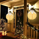 BRIGHTDECK Outdoor Christmas Ornaments, Lighted Pop-Up Outdoor Holiday Ball Decoration with 80 LED Lights, 8 Light Modes, Lighted Collapsible Holiday Decorations for Yard, Home(Beige) by CozyNest Decor