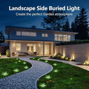 Solar Lights Outdoor Waterproof - New Upgraded Up and Side Light, 12 Pack 16 LED In-Ground Lights Outdoor Solar Lights for Yard Patio Garden Lawn Deck Outside Pathway Walkway Sidewalk (White Light) by GreenHaven Gardens