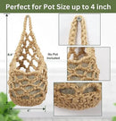 3PK Wall Planters for Indoor Plants, Macrame Plant Hanger | Wall Planter, Plant Hanger, Hanging Planter (3PK, for 4 inch Pot) by CozyNest Decor