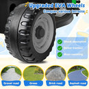 24V Ride On Tractor w/Tiltable & Detachable Trailer, 2x65W Motors, EVA Tires, Remote Control, Bluetooth, Shifter, Music, Electric Car for Kids, Green by TinyTreasures Baby Boutique