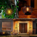 Solar Lanterns Outdoor, Brighter Metal Solar Hanging Lanterns, IP65 Waterproof Solar Lights Outdoor, Gardening Gifts & Decor for Garden Yard Patio Pathway by GreenHaven Gardens