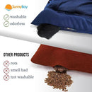 SunnyBay USA-Made 4-lbs Lava Sand Microwave Heating Pad with Organic Cotton Fabric for Cramps and Body Pain, Superior Heat Retention, Washable, Odorless, Weighted, 8x12 Inches by CozyNest Decor