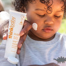 Thinkbaby SPF 50+ Baby Mineral Sunscreen – Safe, Natural Sunblock for Babies - Water Resistant Sun Cream – Broad Spectrum UVA/UVB Sun Protection – Vegan Baby Sunscreen Lotion, 3 Oz. by TinyTreasures Baby Boutique