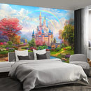 Castle Wall murals Peel and Stick Wallpaper for Bedroom Nursery Room - 108"x157" by CozyNest Decor