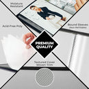 Dunwell Small Photo Album 4x6 with Black Mounting Paper (2-Pack, Silver), 4 x 6 Photo & Art Portfolio Presentation Book, Each Shows 48 Pages, Professional Mini Picture Book for Artwork, Postcards by TinyTreasures Baby Boutique
