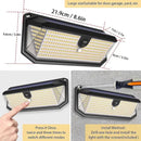 Solar Lights Outdoor, 4000LM 380 LEDs Solar Motion Lights Outdoor Waterproof, 3 Modes 270° Wide Angle Security Light for Stairways/Front Door/Garage/Deck（4 Pack） by GreenHaven Gardens