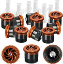 10 Pieces Variable Arc Nozzle, Replacement Pop-up Sprinkler Heads Compatible with Most of Adjustable Pop Up Sprinkler Spray Head for Garden Lawn Irrigation (8AN) by GreenHaven Gardens