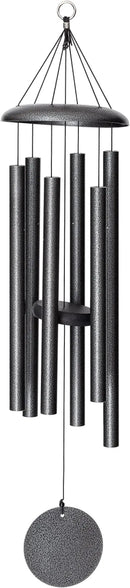 Corinthian Bells by Wind River - 36 inch Silver Vein Wind Chime for Patio, Backyard, Garden, and Outdoor Decor (Aluminum Chime) Made in The USA by CozyNest Decor