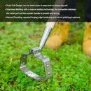 Berry&Bird Garden Weeder Hoe, 63'' Stainless Steel Hula Hoe for Weeding, Action Stirrup Hoe for Gardening Loop Scuffle Hoe with Wooden Long Handle Hand Weeder Tool Push Pull Dutch Hoe Heavy Duty by GreenHaven Gardens