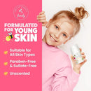 Kid Face Sunscreen Moisturizer with SPF – SPF 30 Mineral Face Sunscreen – Lightweight, Non-Greasy, Reef-Safe with Zinc Oxide & Niacinamide – Broad-Spectrum UV Protection – Daily Moisturizer for Kids by TinyTreasures Baby Boutique