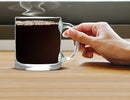 Libbey Clear Glass Coffee Mugs 13 oz. Set of 10, Bulk Pack - Perfect for Coffee, Tea, Espresso, Hot Cocoa, Other Beverages - Clear Bottom by TinyTreasures Baby Boutique