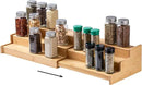 SIMPLEMADE 3-Tier Spice Rack Organizer - Versatile Storage Shelf for Kitchen, Bathroom, Bedroom & Office, Set of 1, Expandable Bamboo by CozyNest Decor