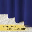 NICETOWN Blackout Curtains Panels for Bedroom - 3 Pass Microfiber Noise Reducing Thermal Insulated Solid Ring Top Blackout Window Drapes (2 Panels, 66 x 72 Inch, Navy Blue) by TinyTreasures Baby Boutique