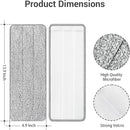 10Pcs Joymoop Mop Replacement Pads, 13 * 4.9'' Universal Mop Pads Mop Head Refills Washable Wet Mop, Compatible with Most 11-13” Size Mops， by CozyNest Decor