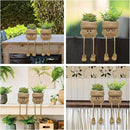 2Pcs Smiley Face Succulent Artificial Plants Planters - Cute Plant Pot Home Decor, Small Faux Plants Planter Indoor for Bathroom/Office/Kitchen Window Sill Decor, Fake Plant Ideas Gifts for Women by GreenHaven Gardens
