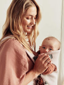 BabyBjörn Baby Carrier Mini, 3D Jersey, Light Beige | Newborn Carrier (7-25 lbs), Ergonomic, Easy-to-Use by TinyTreasures Baby Boutique