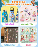 Benresive Reusable Sticker Book for Toddlers 2-4 Years, Fun Travel Stickers for Kids, Waterproof Sticker Books for Toddlers 1-3, Crafts Activities for Todddlers 1-3 2-4 3-5 - Princess by TinyTreasures Baby Boutique