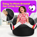 Hobestluk Bean Bag Chairs 2.5FT Bean Bag Chair with Memory Foam Filled & Machine Washable Cover,Beanbag Chair, Small Bean Bag Chairs for Playroom, Living Room, Bedroom by CozyNest Decor