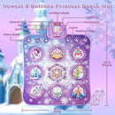 Dance Mat Toy for 3-12 Year Old Girls, Electronic Dance Pad with Wireless Bluetooth,Frozen 8-Button Music Princess Toys Play Mat for Kids with LED Light, Built-in Music, Toddlers Birthday Gift Ages 3+ by TinyTreasures Baby Boutique