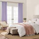 KEQIAOSUOCAI Light Purple Pinch Pleated Lilac Curtains Blackout 84 Inch Long, Thermal Insulated Darkening Drapes for Kids Nursery Bedroom Living Room Window Panels with Hooks 40 x 84 Inch by TinyTreasures Baby Boutique