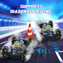 Gesture Sensing RC Stunt Car Toys for Boys Girls 6-12, 4WD Drift Hand Controlled Car Offroad 360° Rotation with Lights Music for Kids Age 7 9 10 11 12 Years Old Birthday Xmas Gifts by TinyTreasures Baby Boutique
