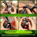 Patelai 2 Pcs Halloween Glass Potion Bottles with Belt Cork Renaissance Witch Costume Accessories Witch Props Potion Bottle for Halloween Party Decor Cosplay DIY Crafts Gift (Black) by CozyNest Decor