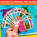 QUOKKA Board Games for Kids 8-12 - Family Games for Kids and Adults - Journey Across The World Card Game Ages 5-9 - Learn Capitals, Flags, Facts, and Map Locations with 195 World Map Cards by TinyTreasures Baby Boutique