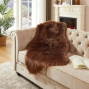 AMTOVO Faux Fur Rug, Coffee Area Rug, Fluffy Sheepskin Rug, Fuzzy Ultra Soft 2 x 4 ft Shag Rugs for Bedroom Sofa Throw Cushion Room Decor, Sheepskin by CozyNest Decor