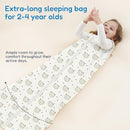 TotAha Toddler Sleep Sack 1.0 TOG for 2T-3T-4T, Premium Soft Wearable Blanket Baby Sleeping Bag with 2-way Safe Zipper for Girl Boy by TinyTreasures Baby Boutique