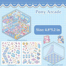 DIY 3D Sticker for Kids, 6 Sets of Cute Stickers for Girls Adult Isometric Sticker Scene Kids Reuseable and Waterproof Stickers by TinyTreasures Baby Boutique