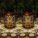 2 Pack Butterfly Solar Lanterns Outdoor Waterproof - Hanging Butterflies Solar Lights Garden Decor, Birthday Gifts for Women, Mom, Mothers Day Gifts, Outdoor Decor for Patio, Yard by GreenHaven Gardens